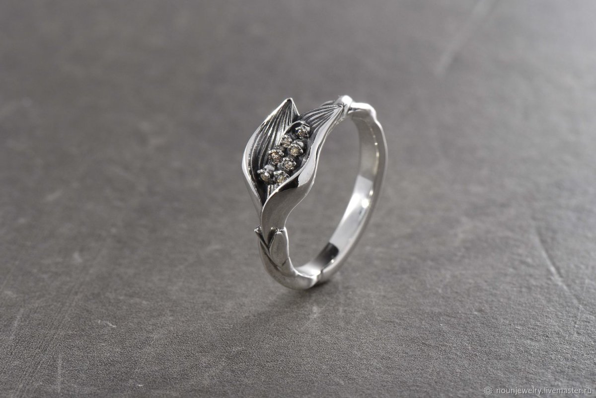 Кольцо Ландыши e349109