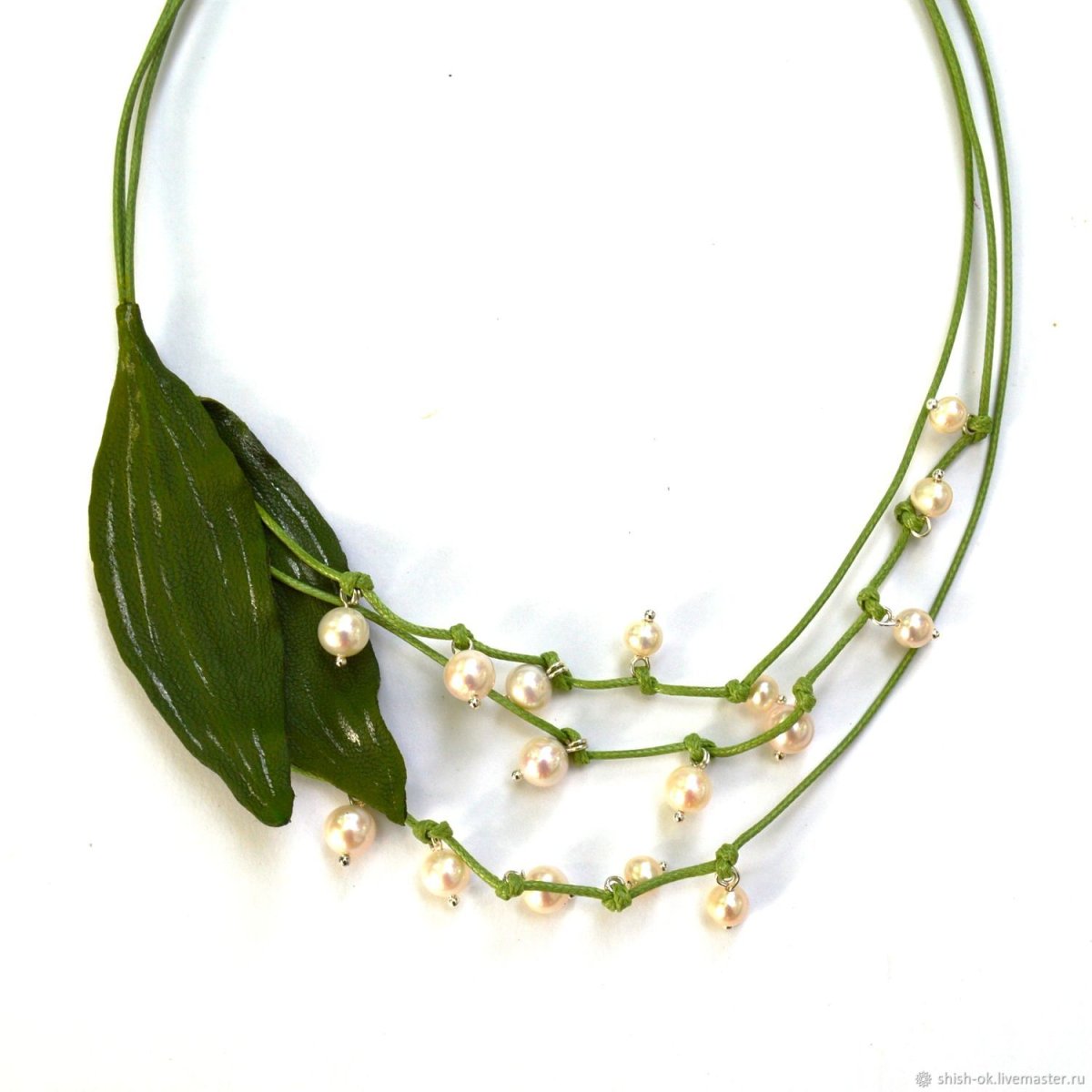 Санлайт брошь Ландыш