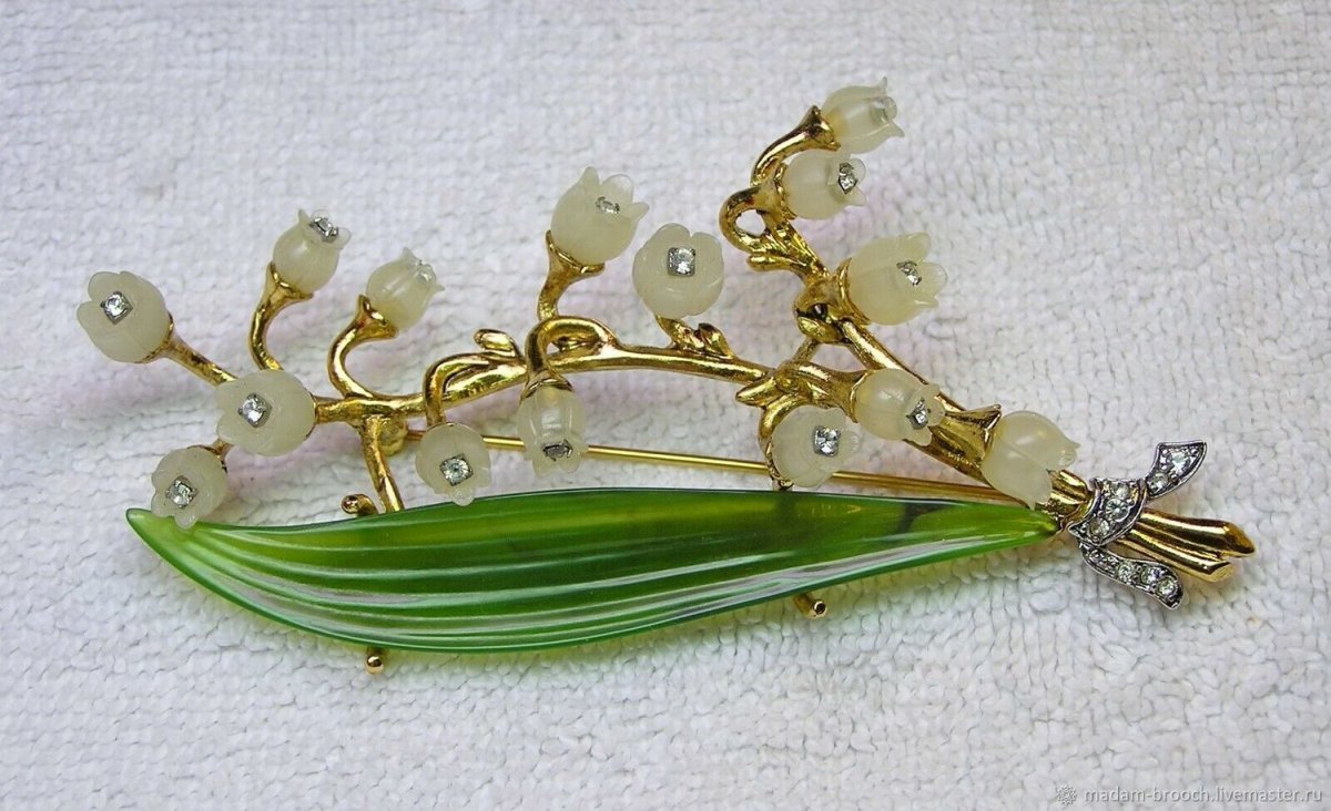 Брошь Кристиан диор Ландыш