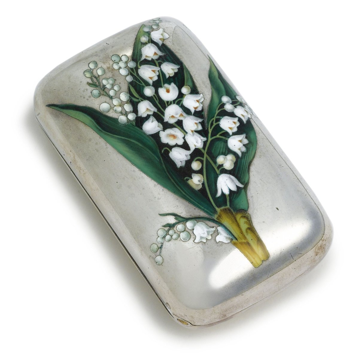 Фаберже Ландыши демантоиды брошь