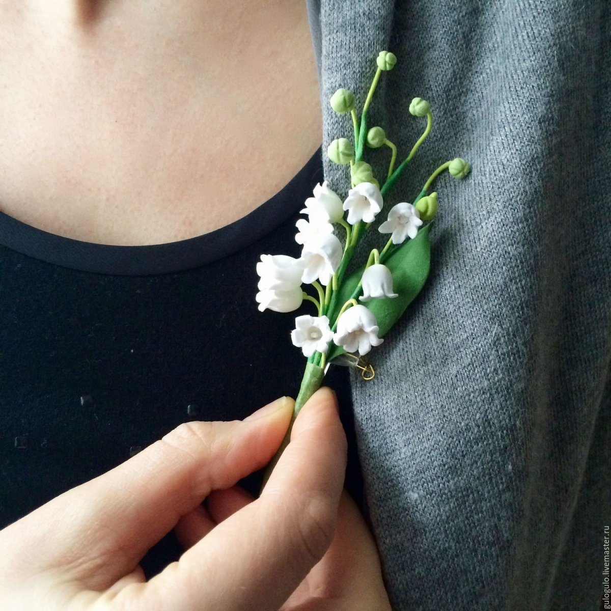 Брошь Ландыши от ювелирного бренда verdura