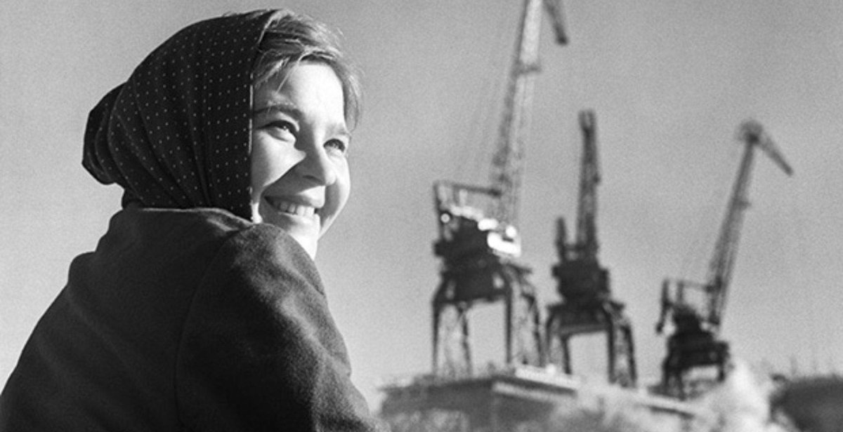 Модели Диора в Москве в 60