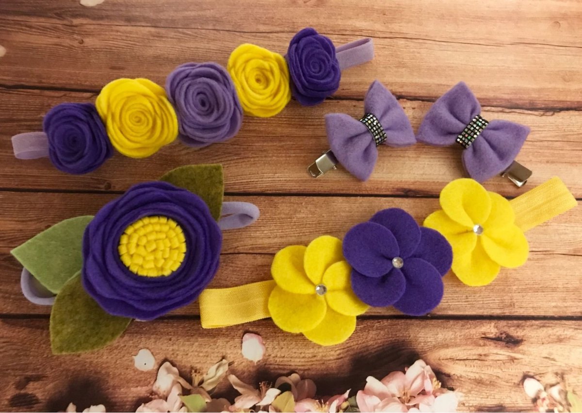 Резинки для волос из фетра