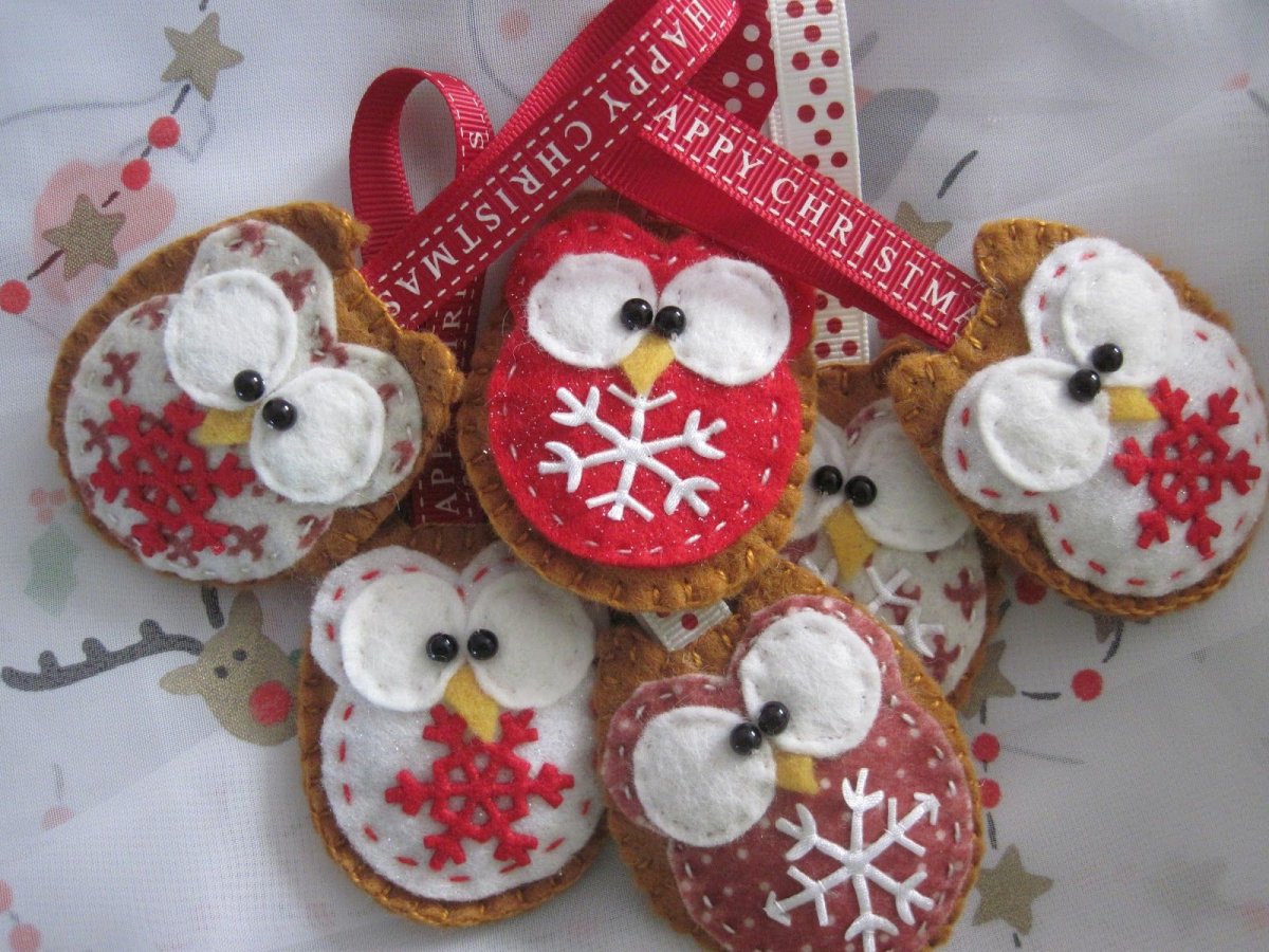 Цветочки из фетра