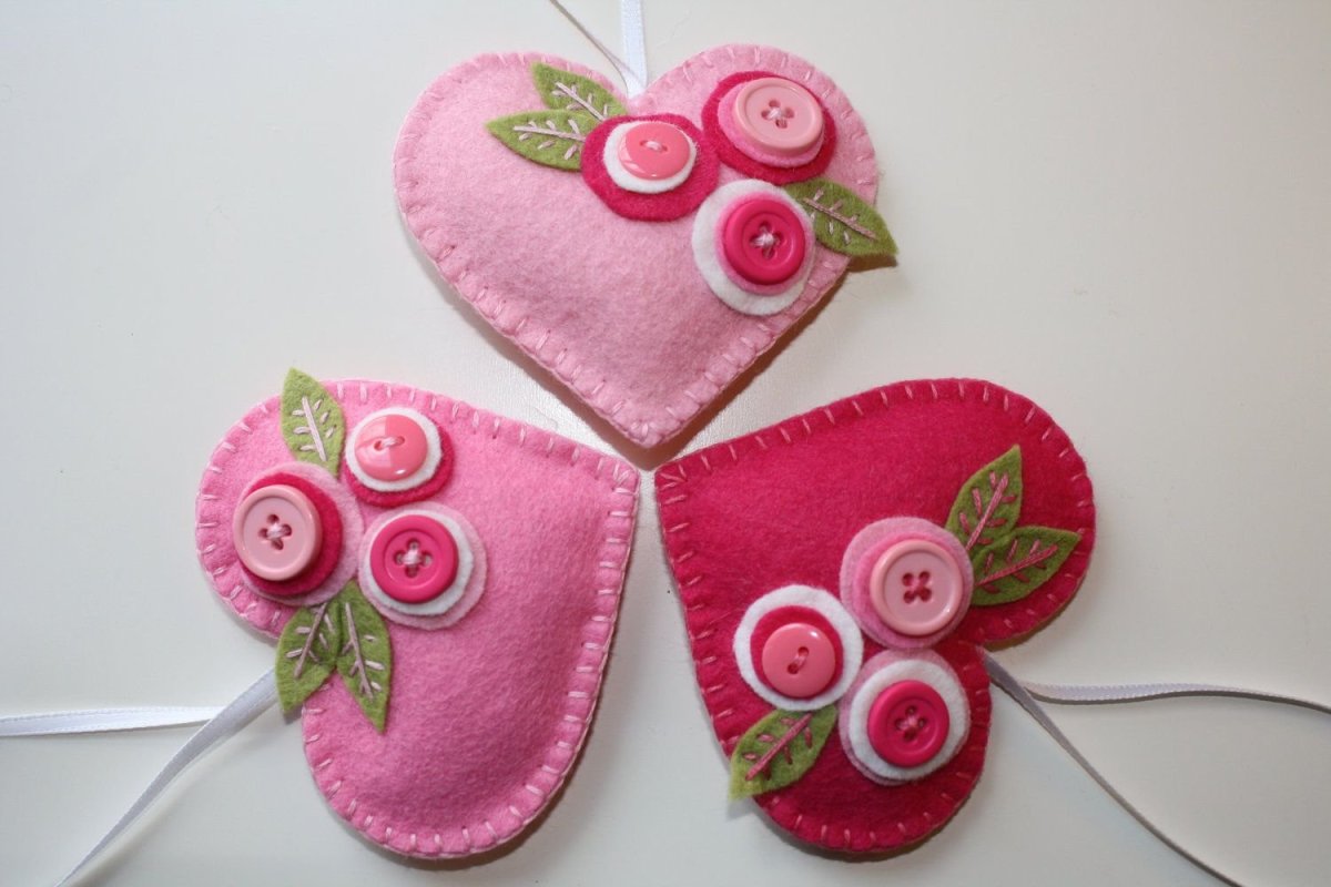 Бусы из фетра