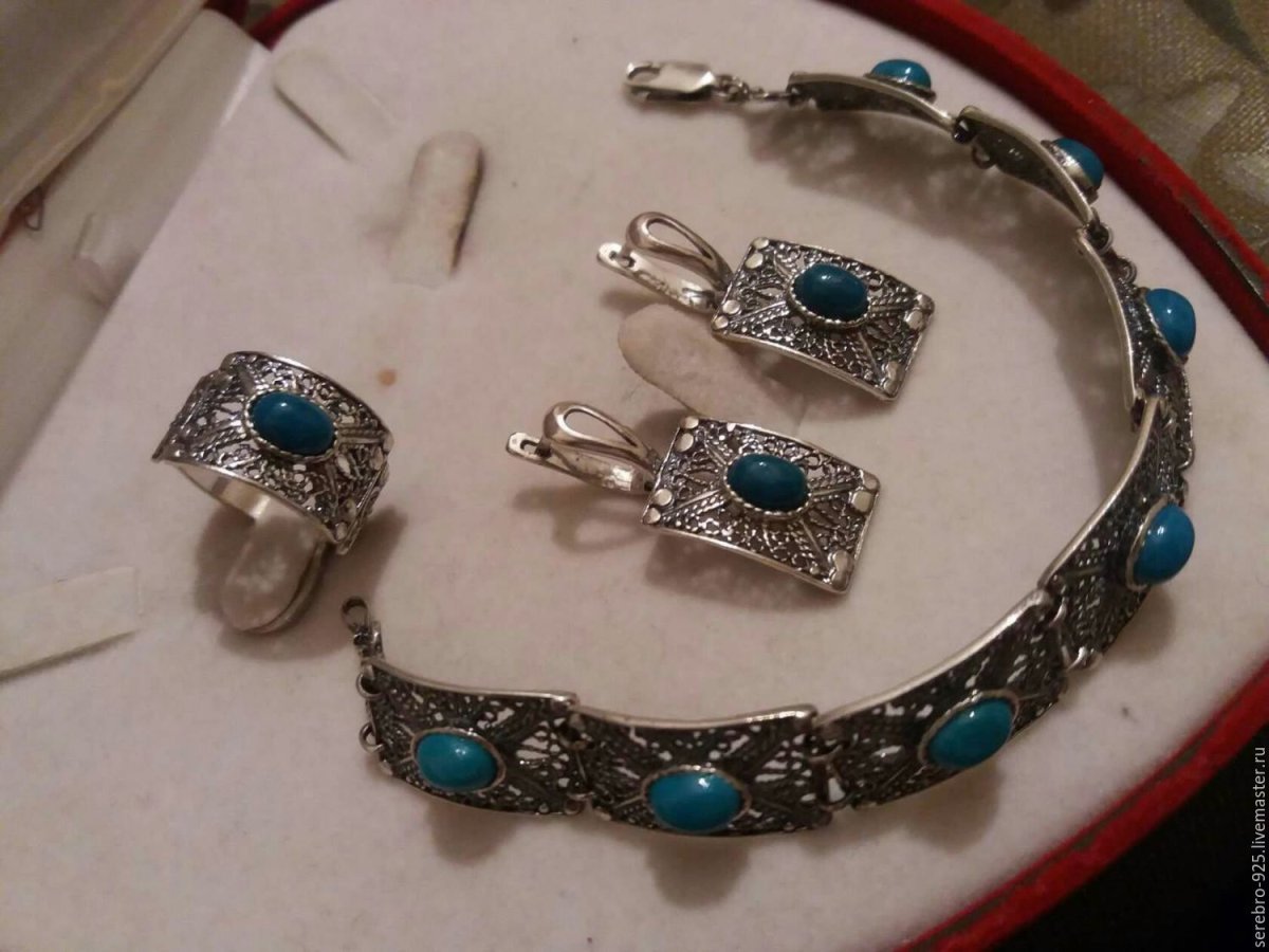 Черненое Берберское серебро