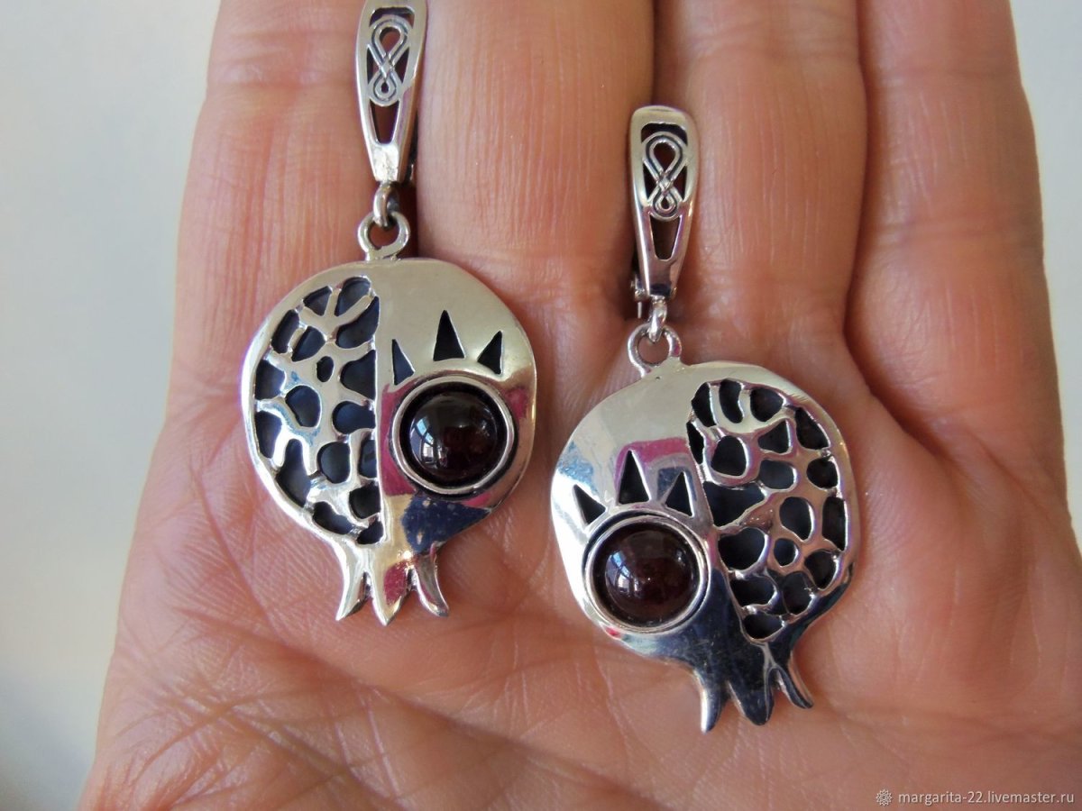 Армянские украшения из серебра с жемчугом