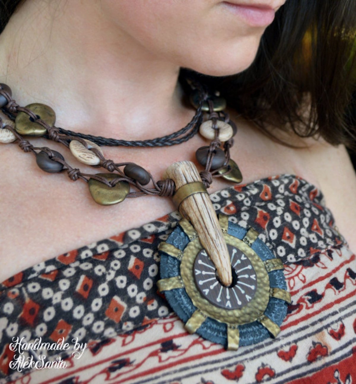 Крупные украшения бохо стиль