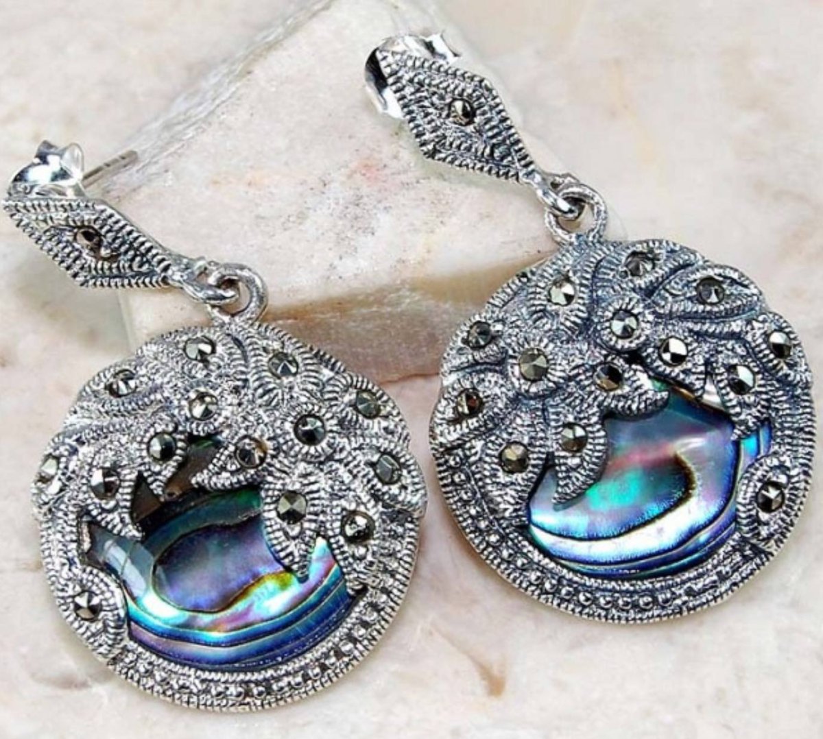 Капельное серебро МАРКАЗИТ браслеты