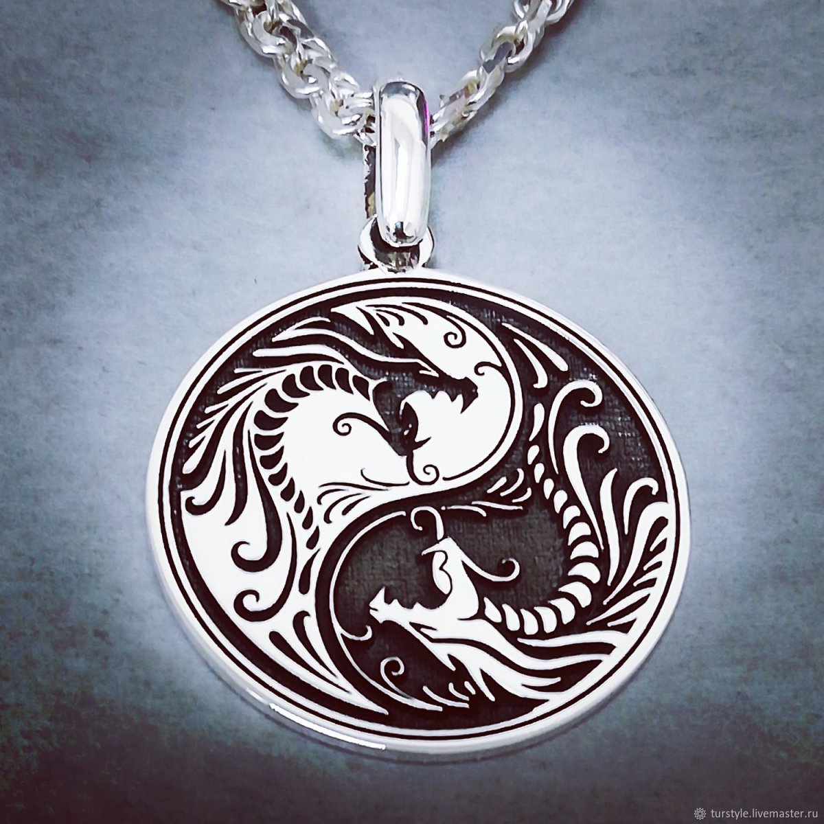 Цепочки неразлучники Инь Янь