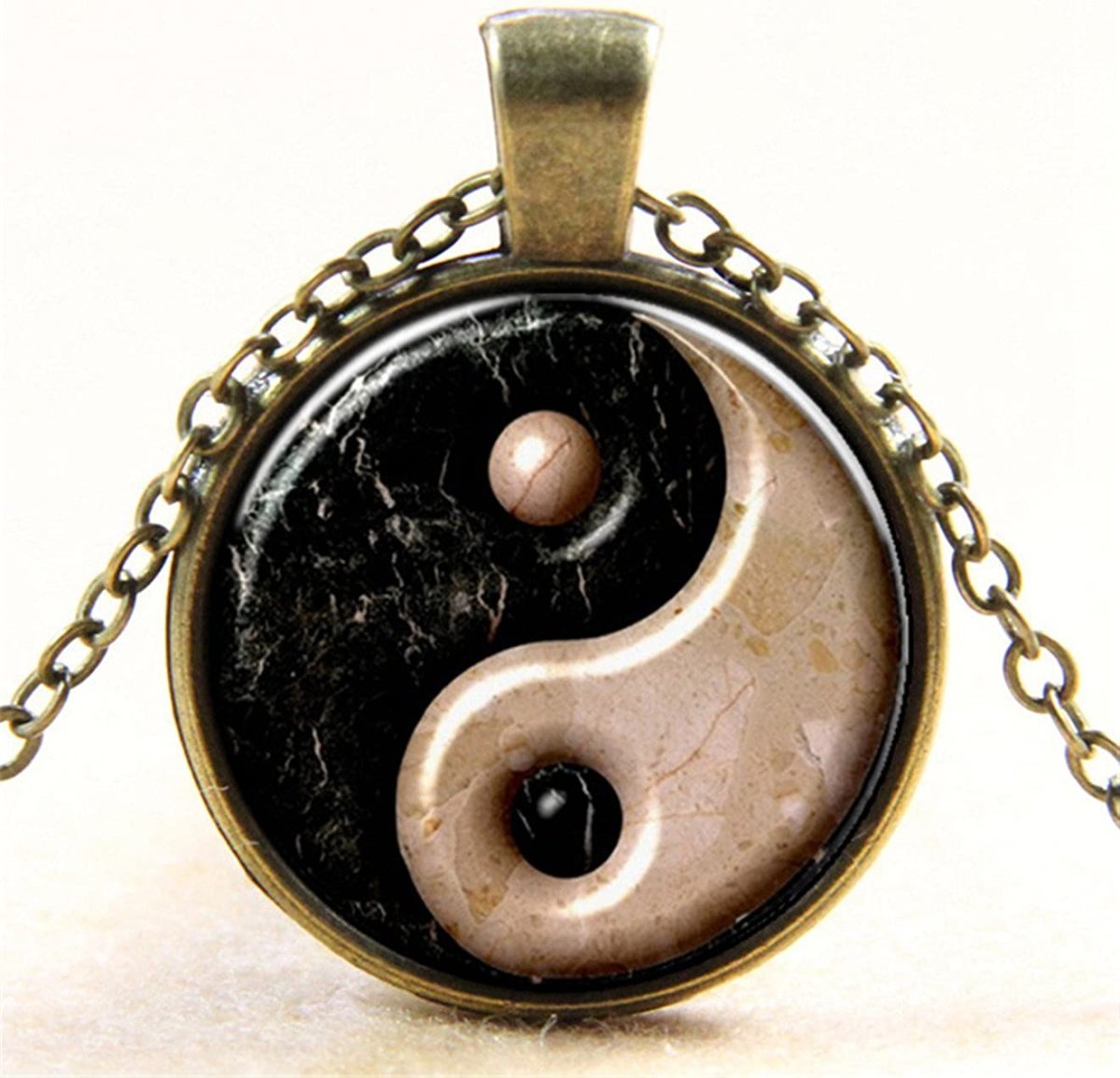 Подвеска Инь Янь золото