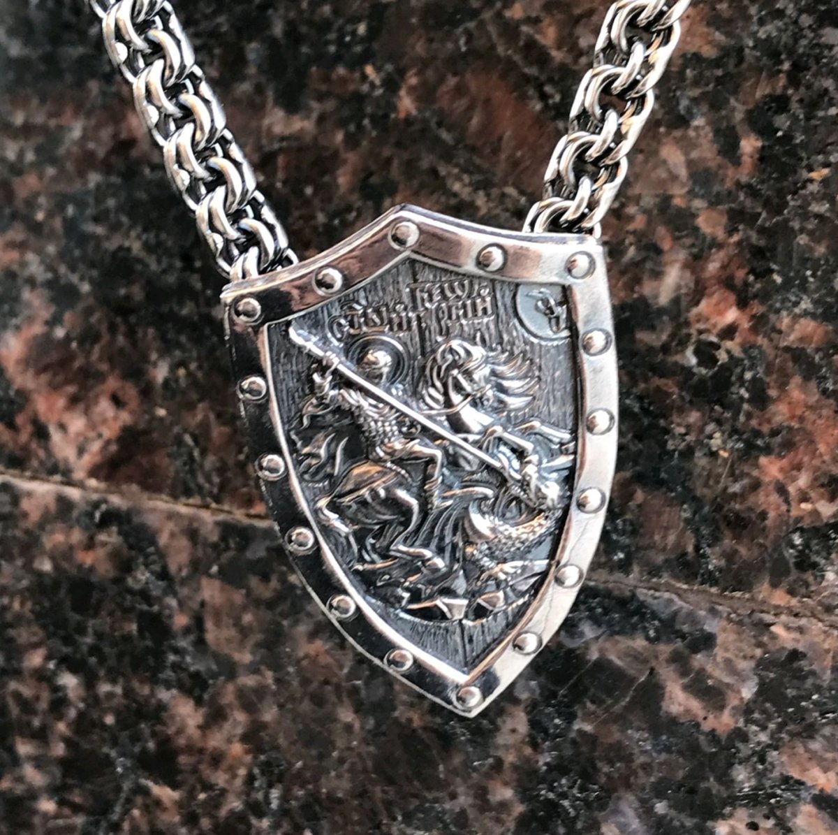 Образок нательный Георгий Победоносец