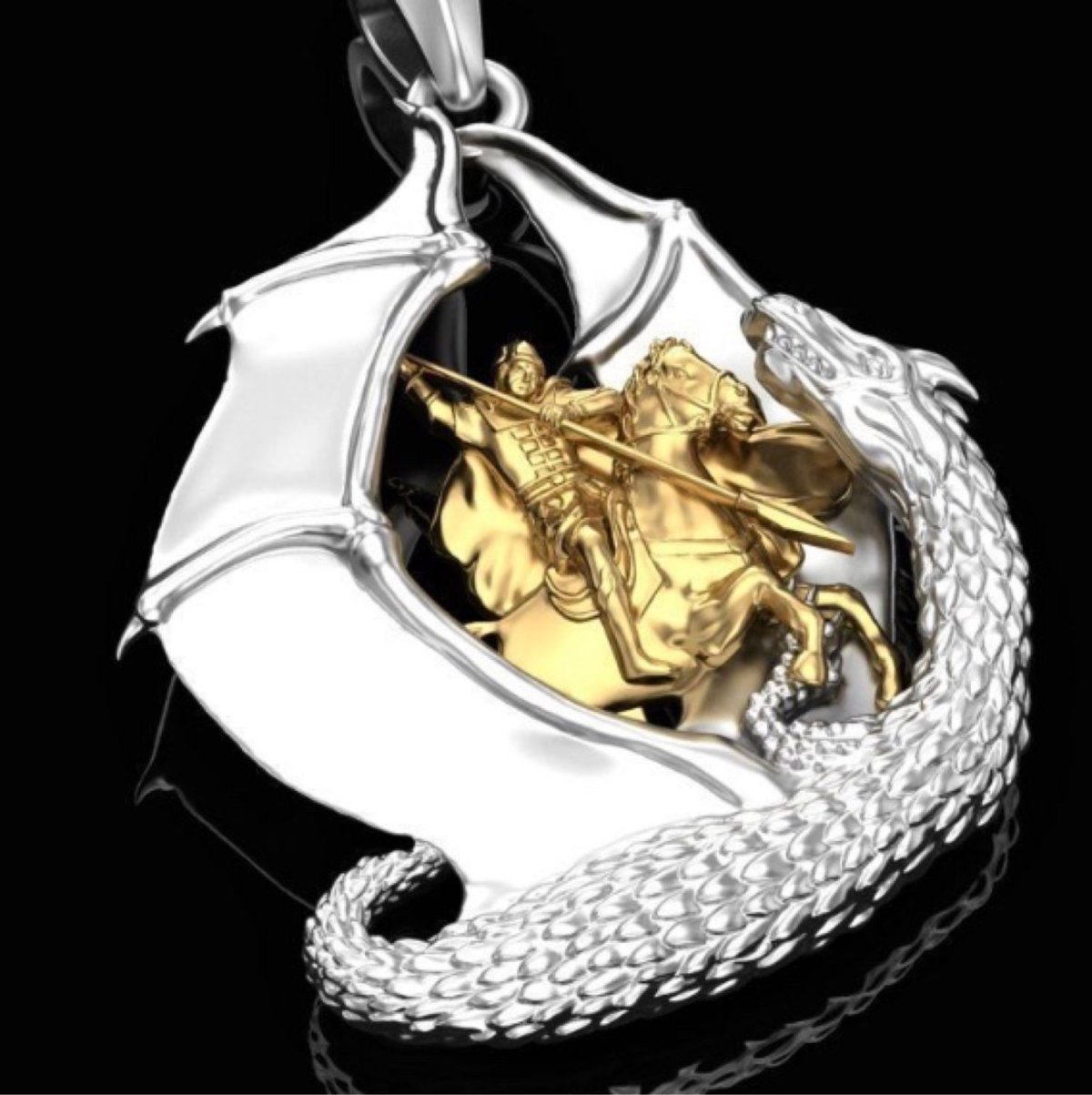 Подвеска щит Георгий Победоносец