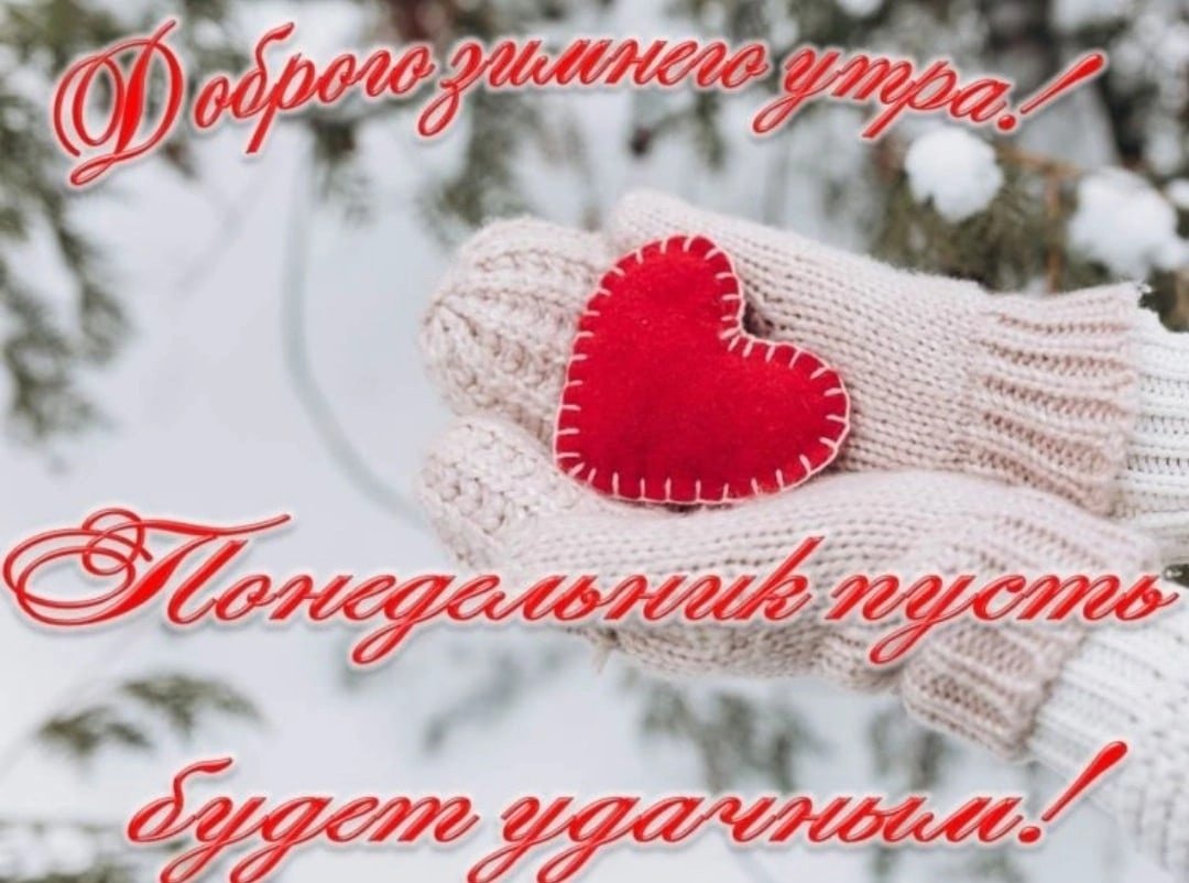 Доброе Снежное утро и хорошего дня