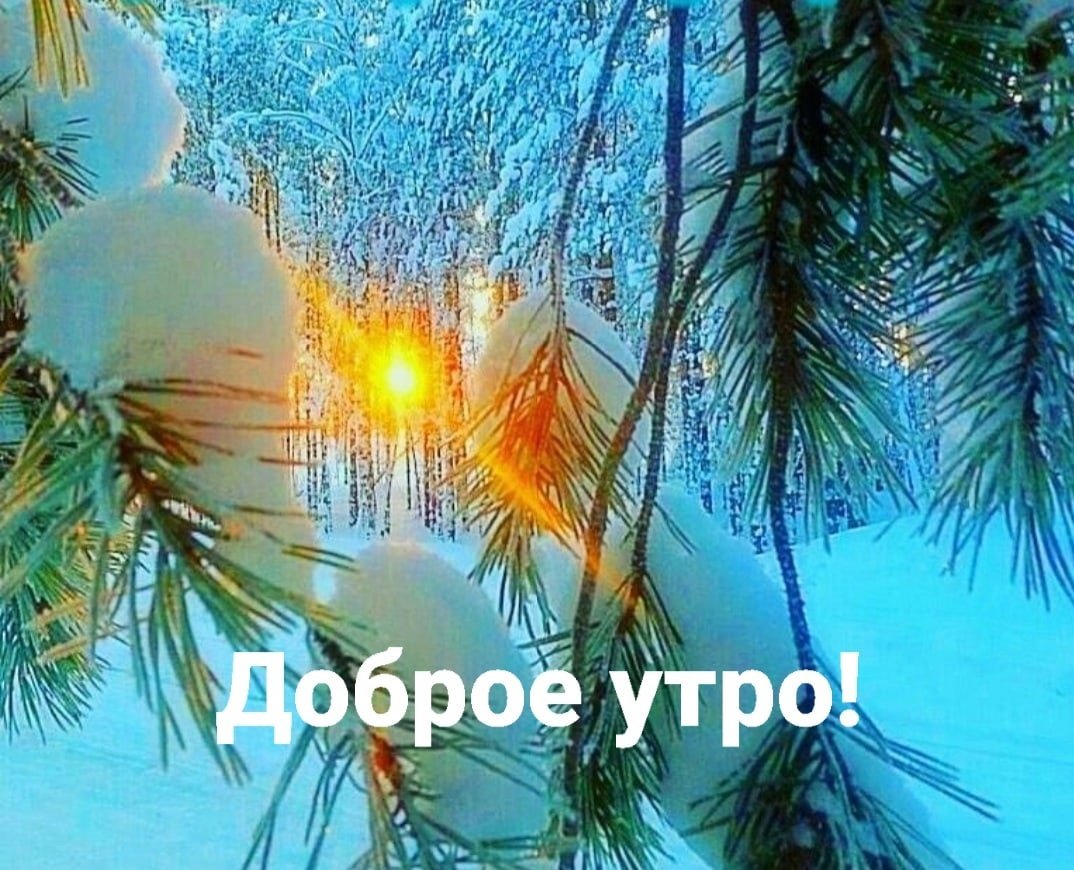 Зимние поздравления с добрым утром
