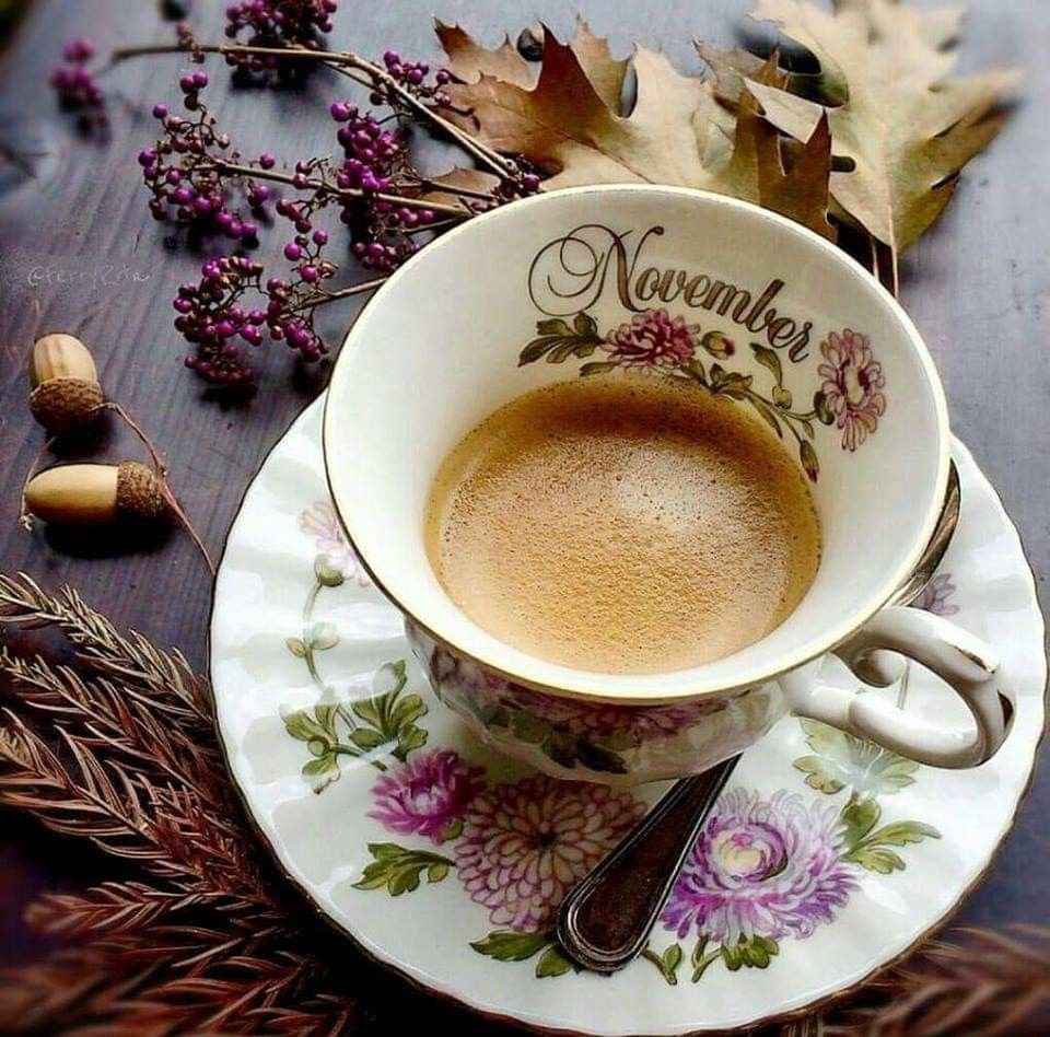 Чашечка кофе утром