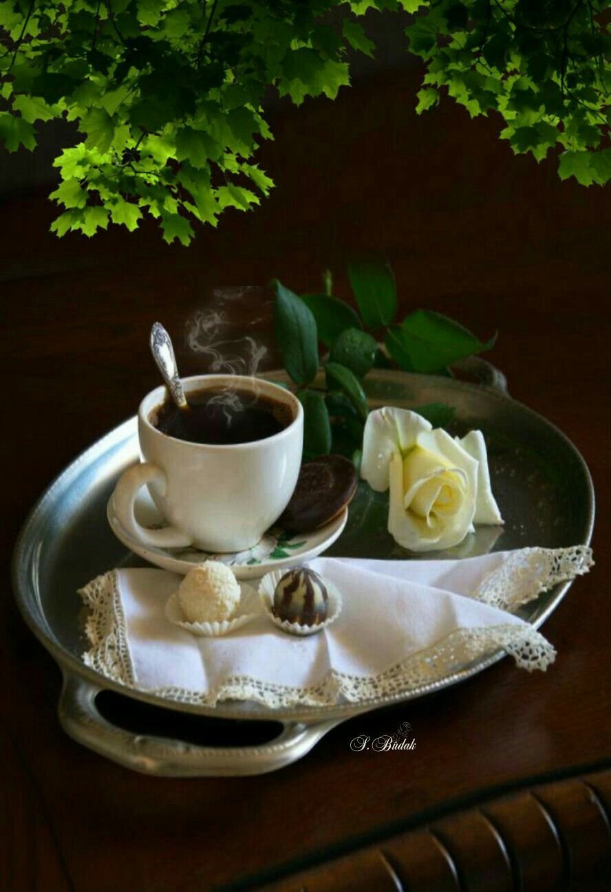 Чашка утреннего кофе