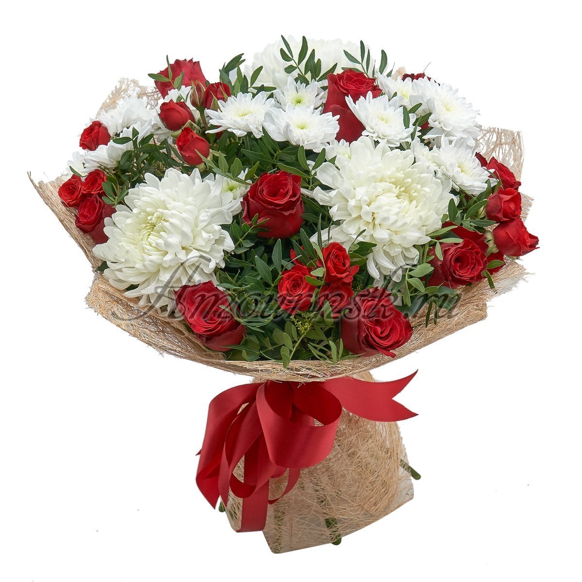 Букет большеголовых хризантем