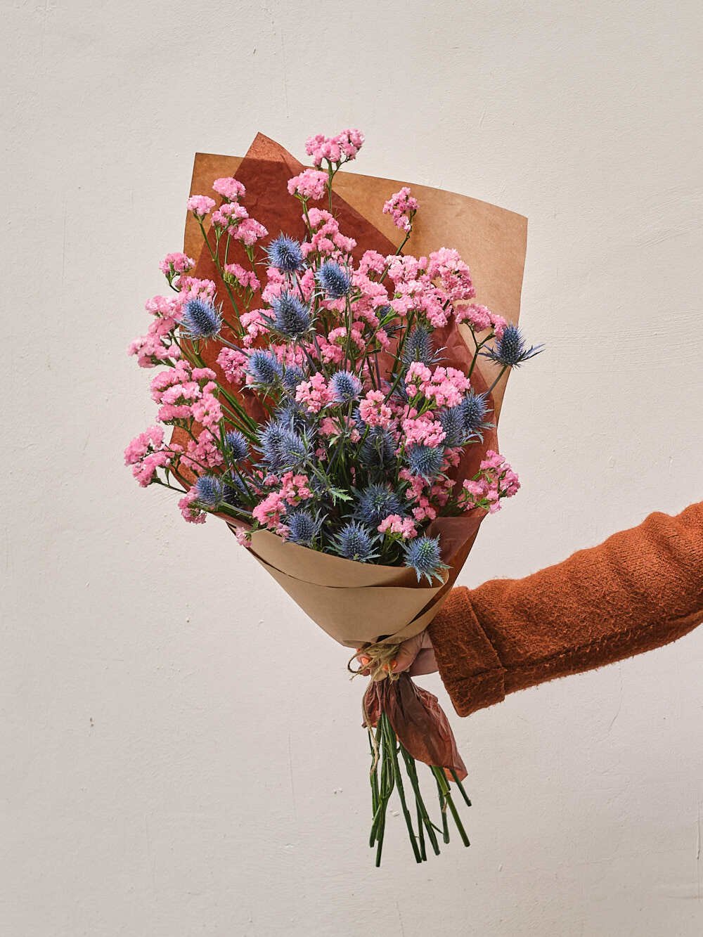 Ирисы и гипсофила