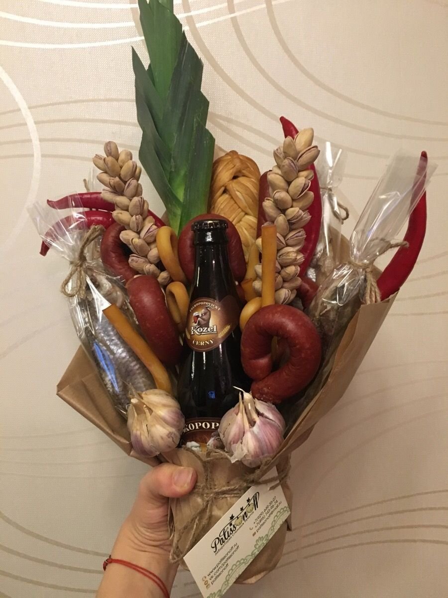 Мужской букет закуска