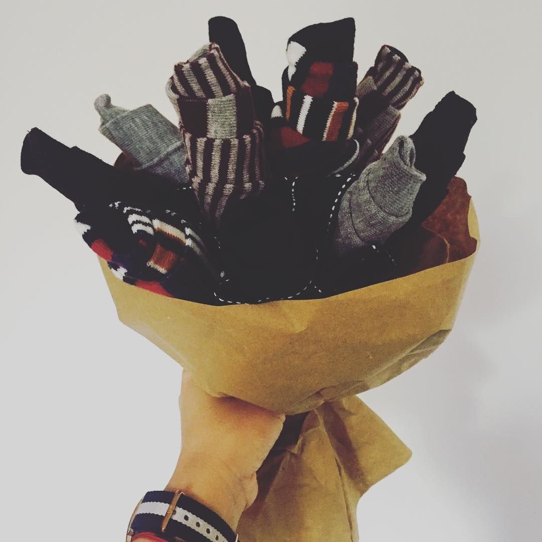 Мужской букет с носками и пивом