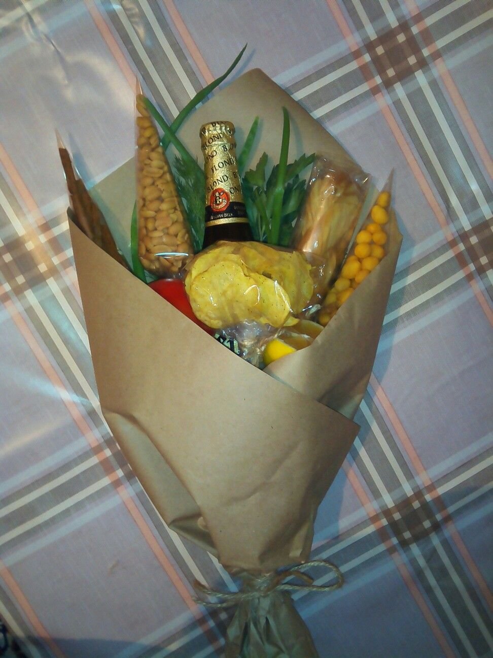 Мужской букет с пивом