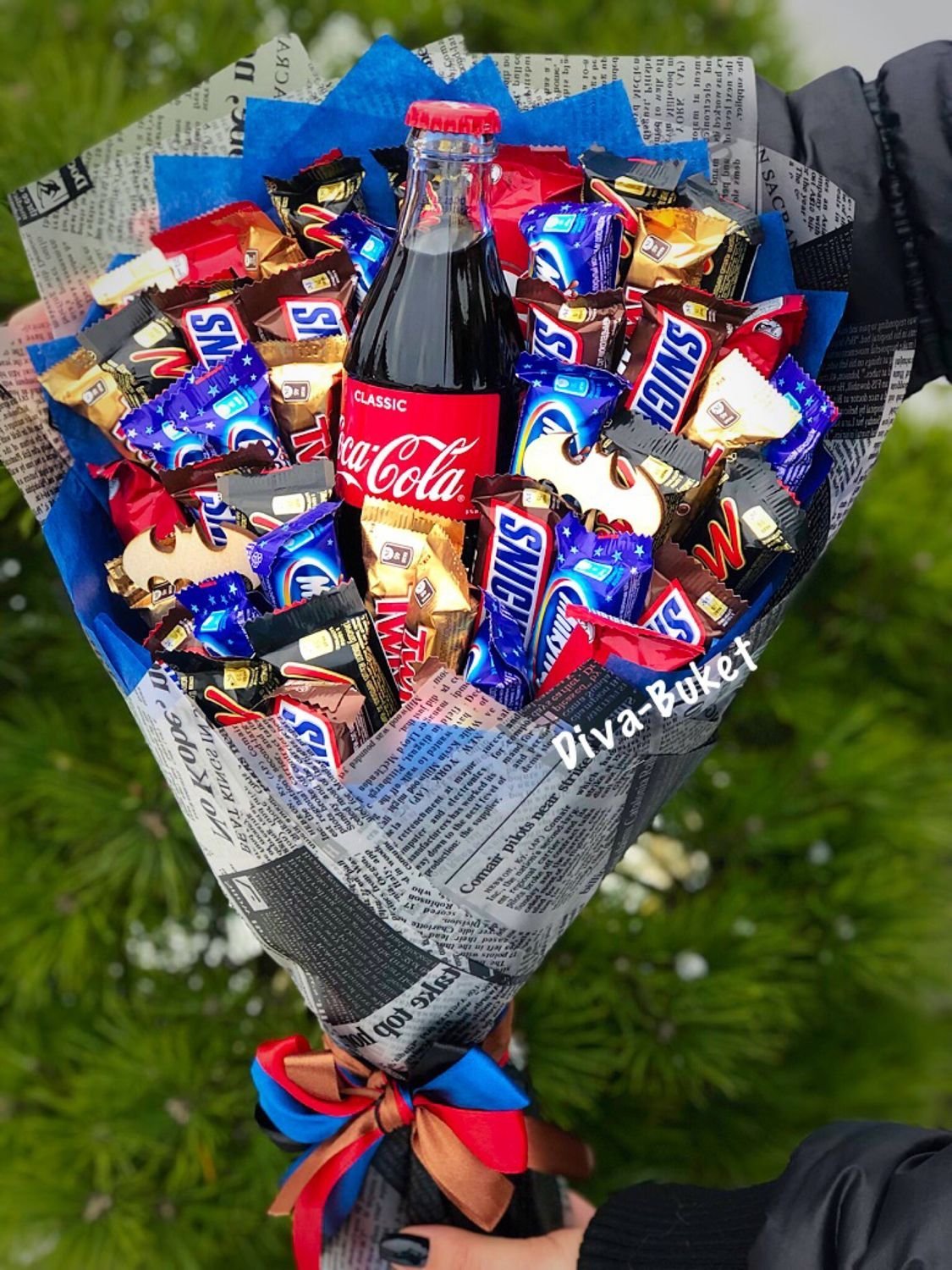 Букет из сладостей для мальчика