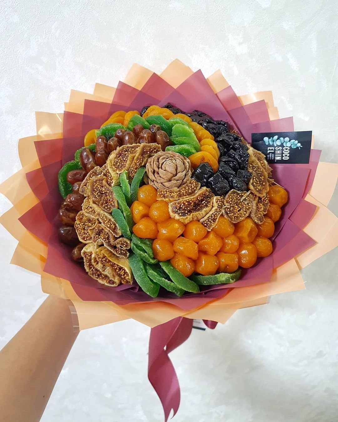 Букеты из сухофруктов для новичков