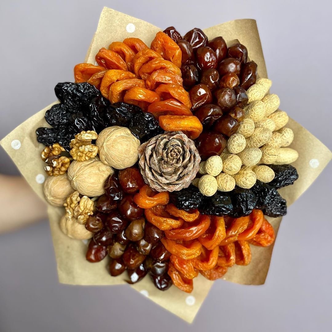 Мини сухофруктовый букет