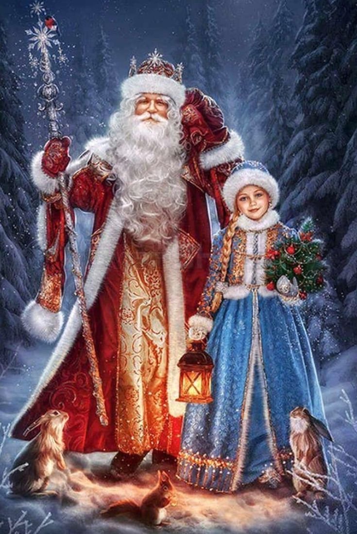 Сказочный дед Мороз красивое фото