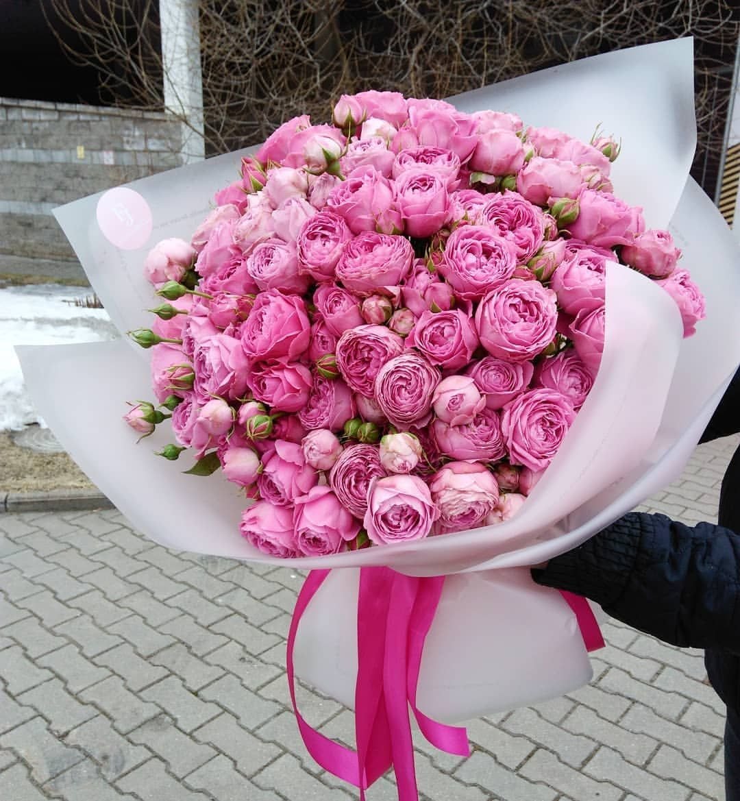 Букет невесты из роз Мисти Баблз