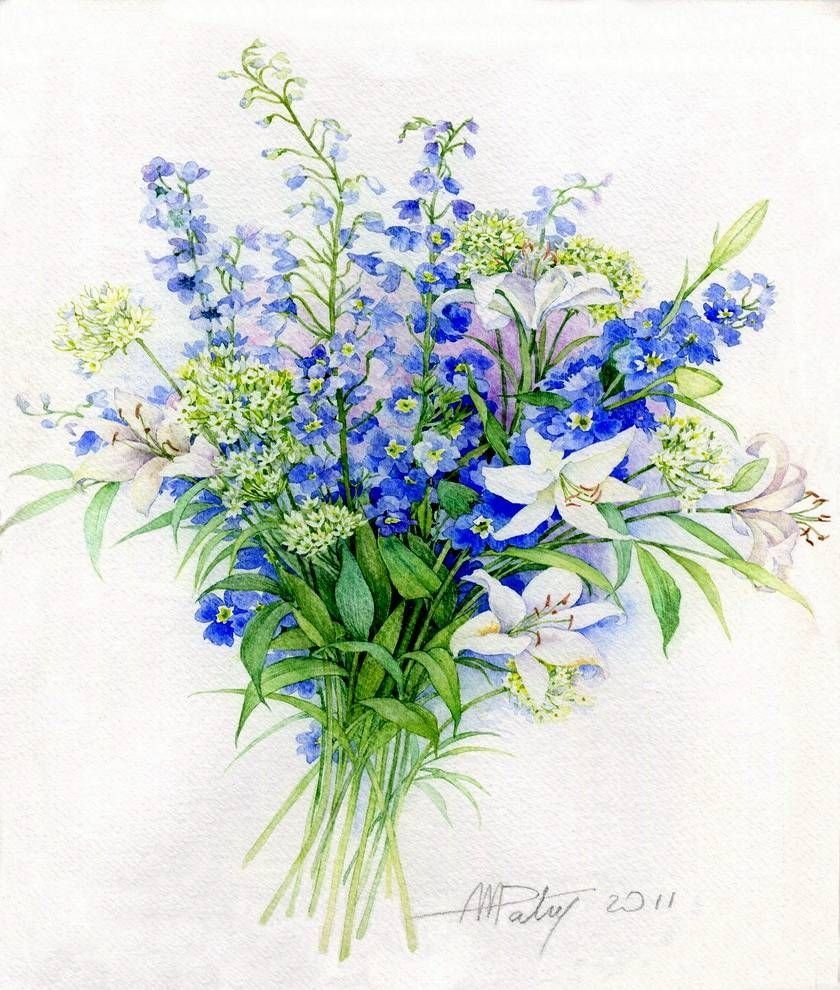 Акварель Anne-Marie Party-Bluteau