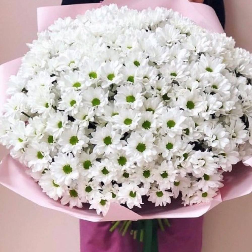 Букет "Гербера и хризантемы"