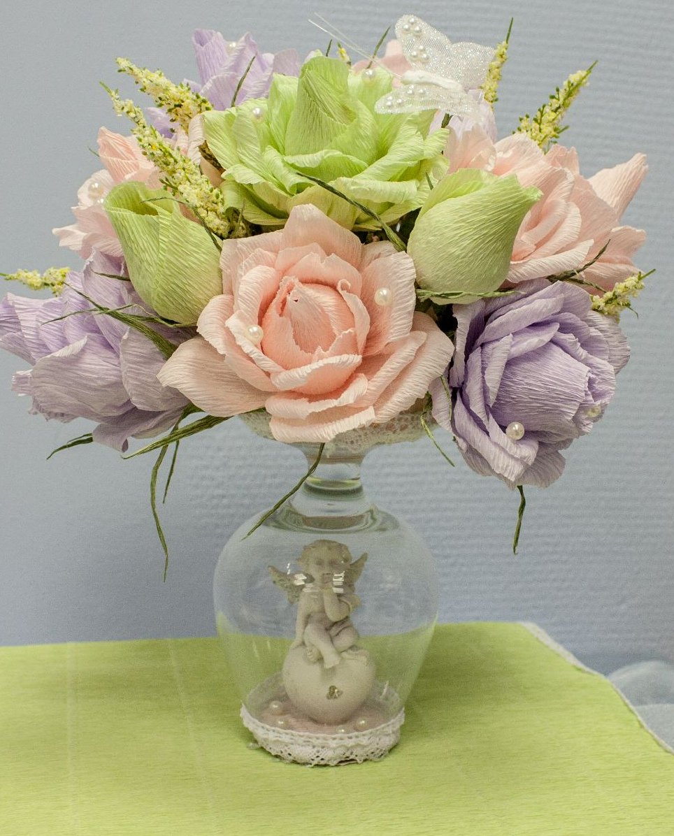 Букет из конфет в кружке