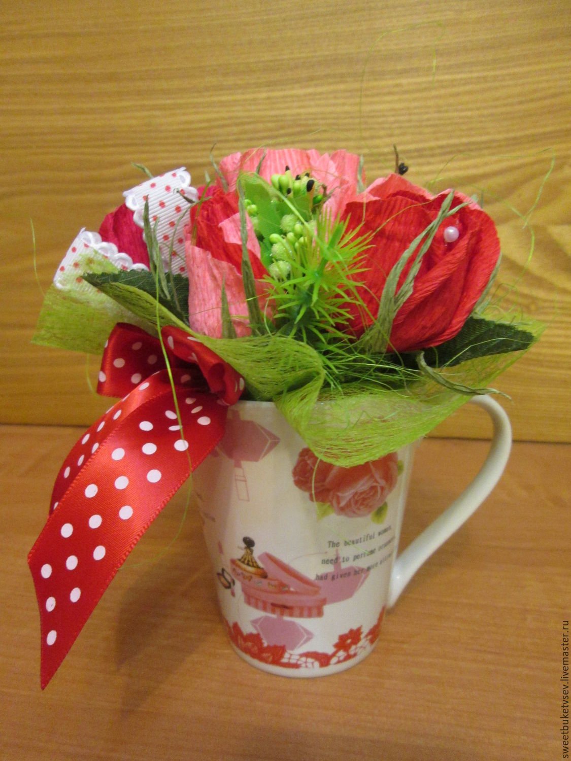 Оригинальный букет учителю