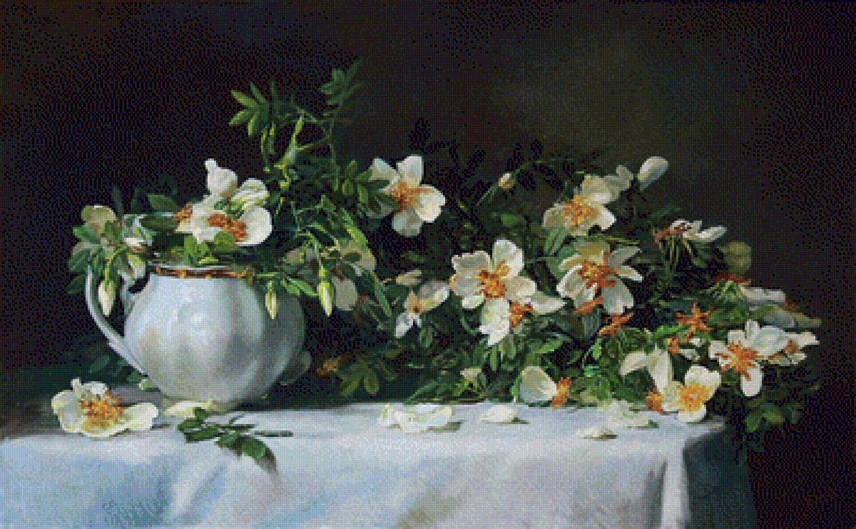 Елена Татульян цветочный натюрморт