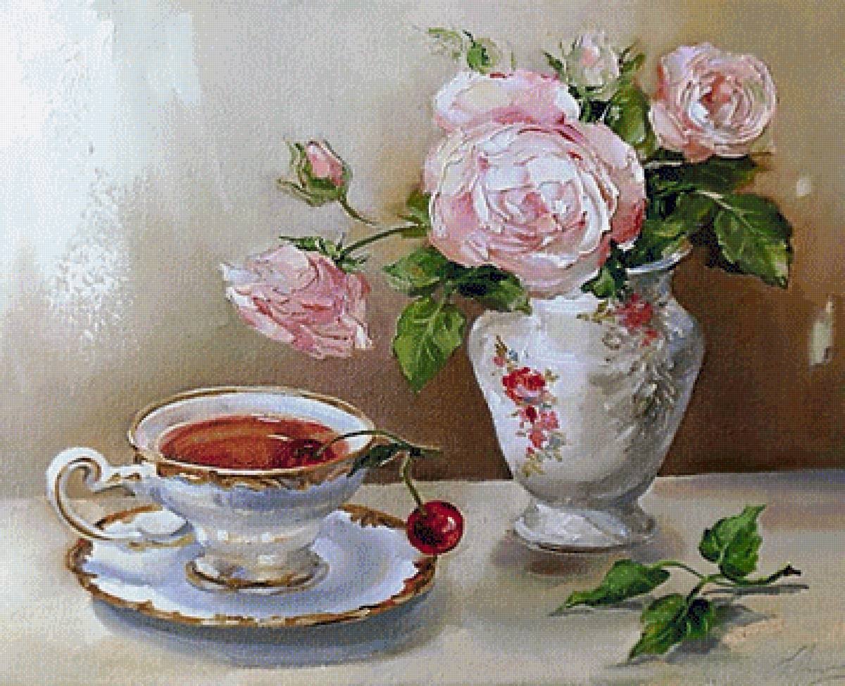 Чайный натюрморт Оксана Кравченко