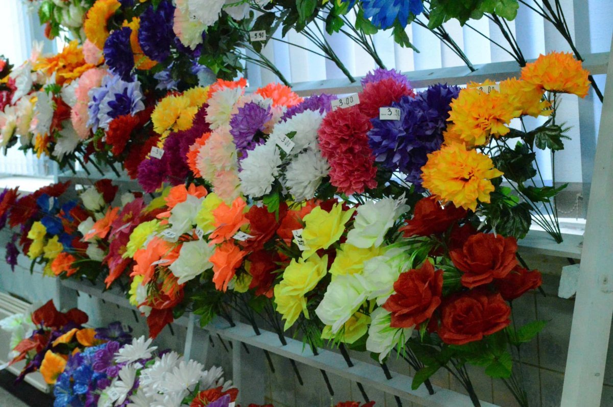 Стеллаж для искусственных цветов