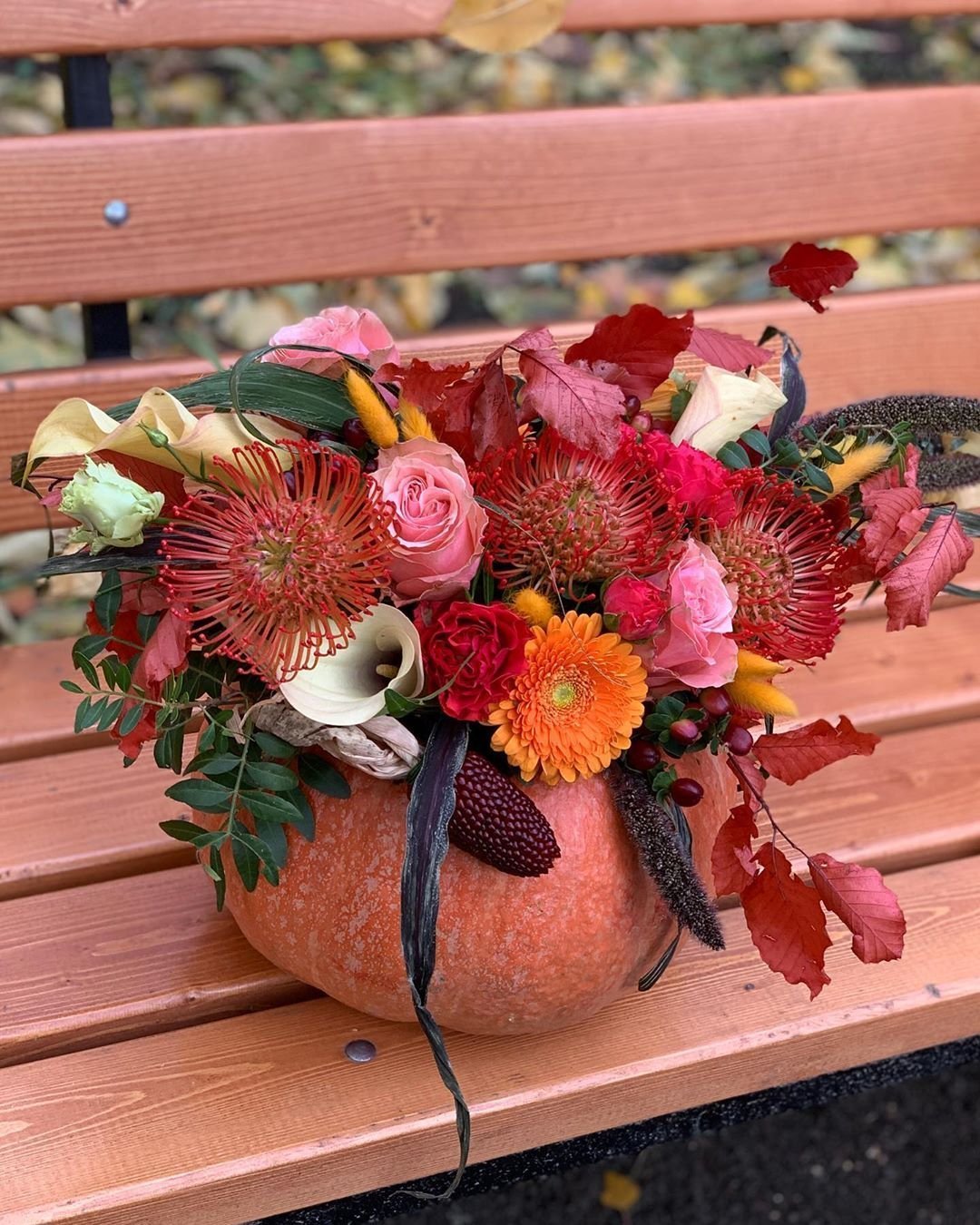 Осенний букет цветов