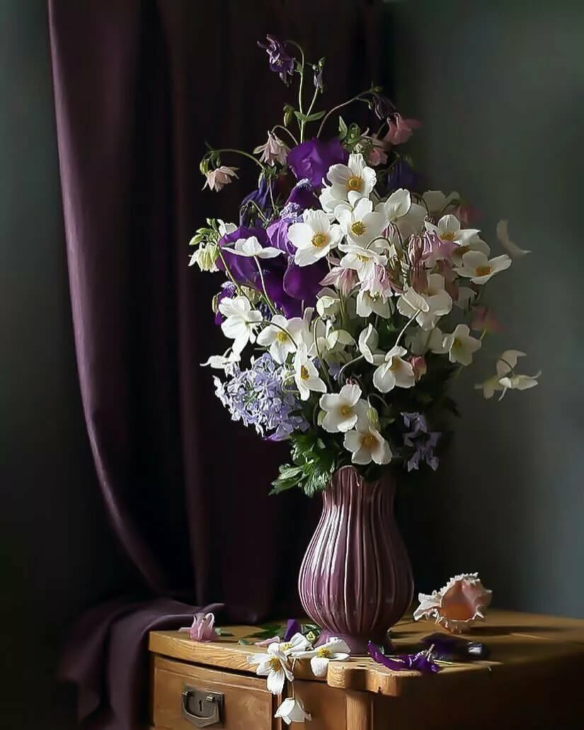 Елена Татульян цветочный натюрморт