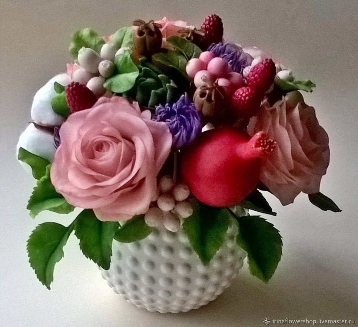 Поделки из пластилина цветы