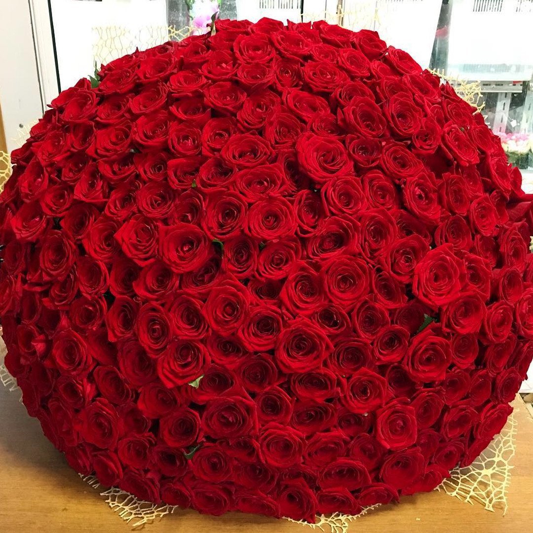 Самый красивый букет роз