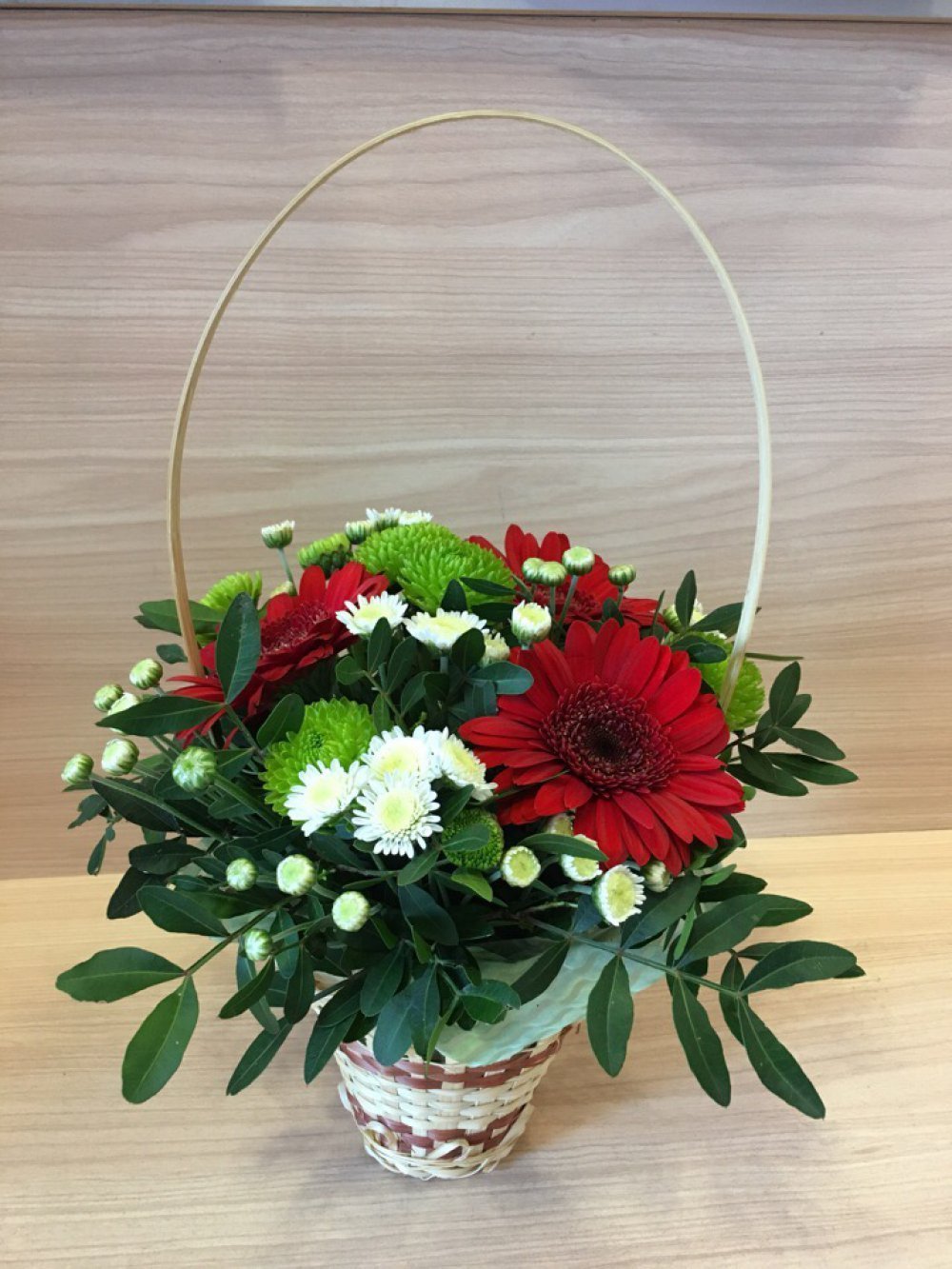 Композиция в корзинке