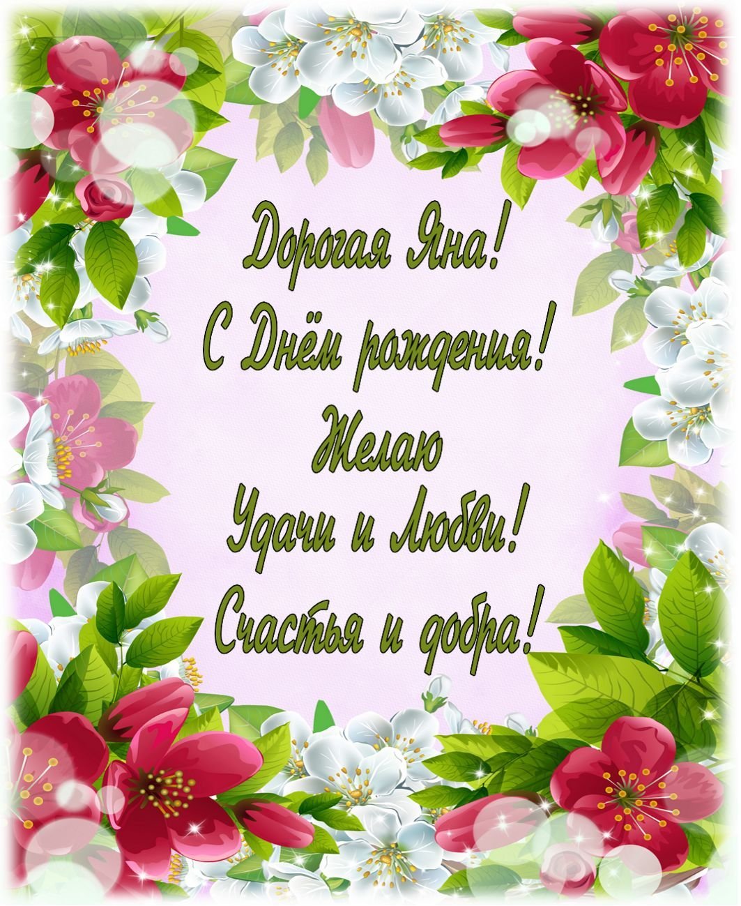 С днём рождения Яна