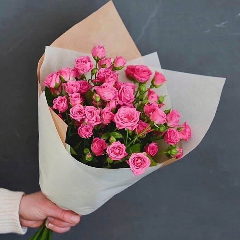 5 Кустовых роз букет