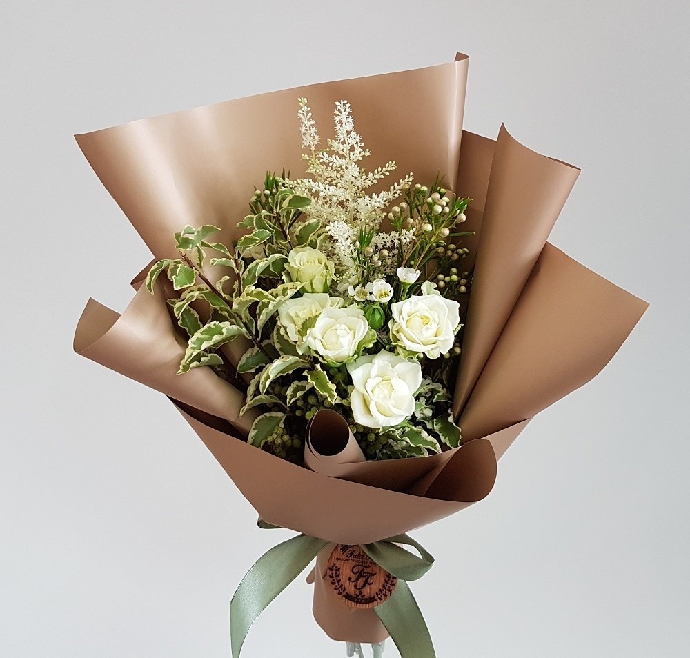 Кофе и цветы