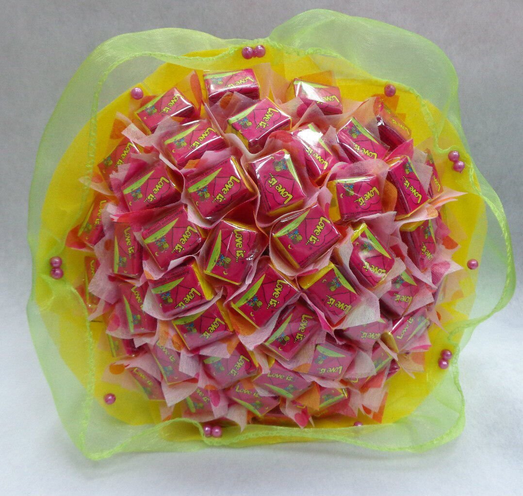 Цветы из Чупа чупсов