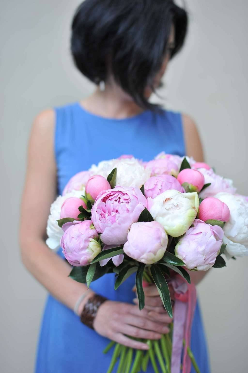 Букет из пионов своими руками