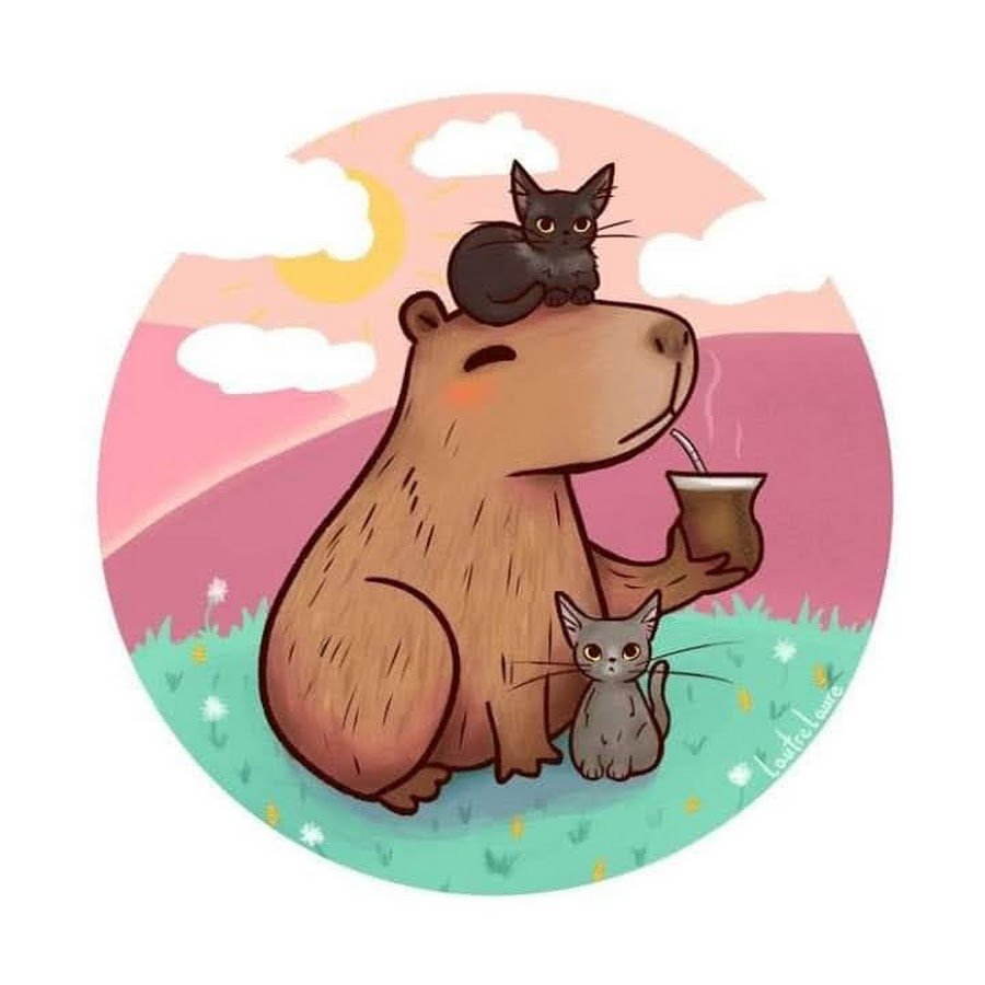 Капибара Рождество