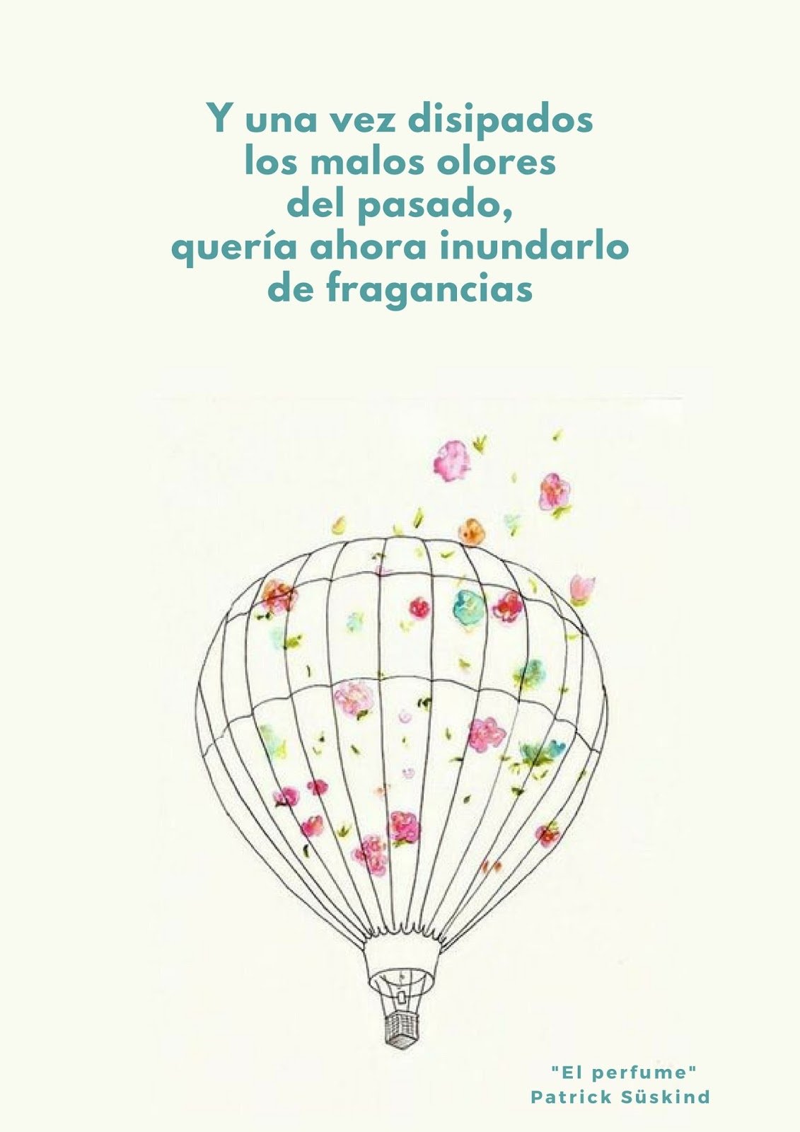 Воздушный шар с цветами рисунок